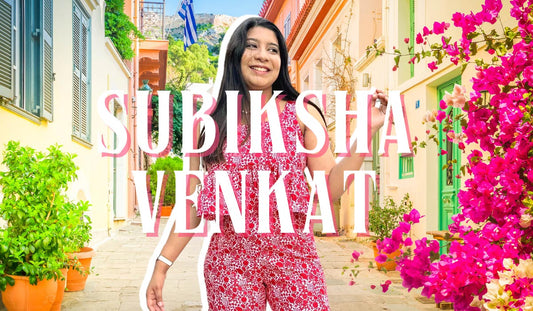 Celebrate Love with Style - Subhiksha Venkat's Valentine's Day Look Unveiled
