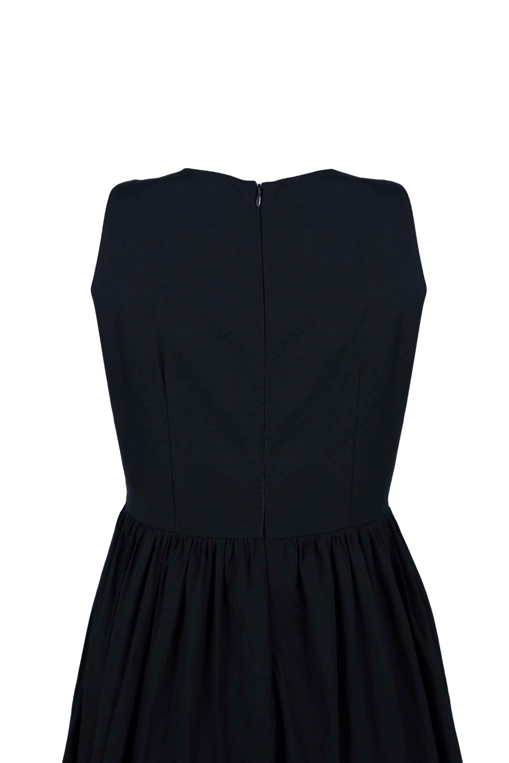 Continuum Poplin Tiered Midi Dress - Anasua 
