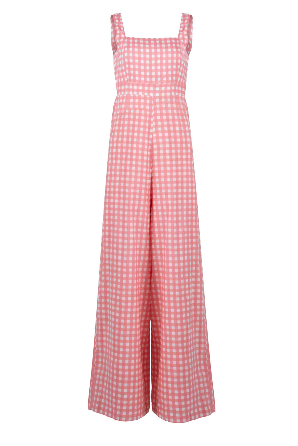 Continuum Open-Back Column Jumpsuit - Anasua 
