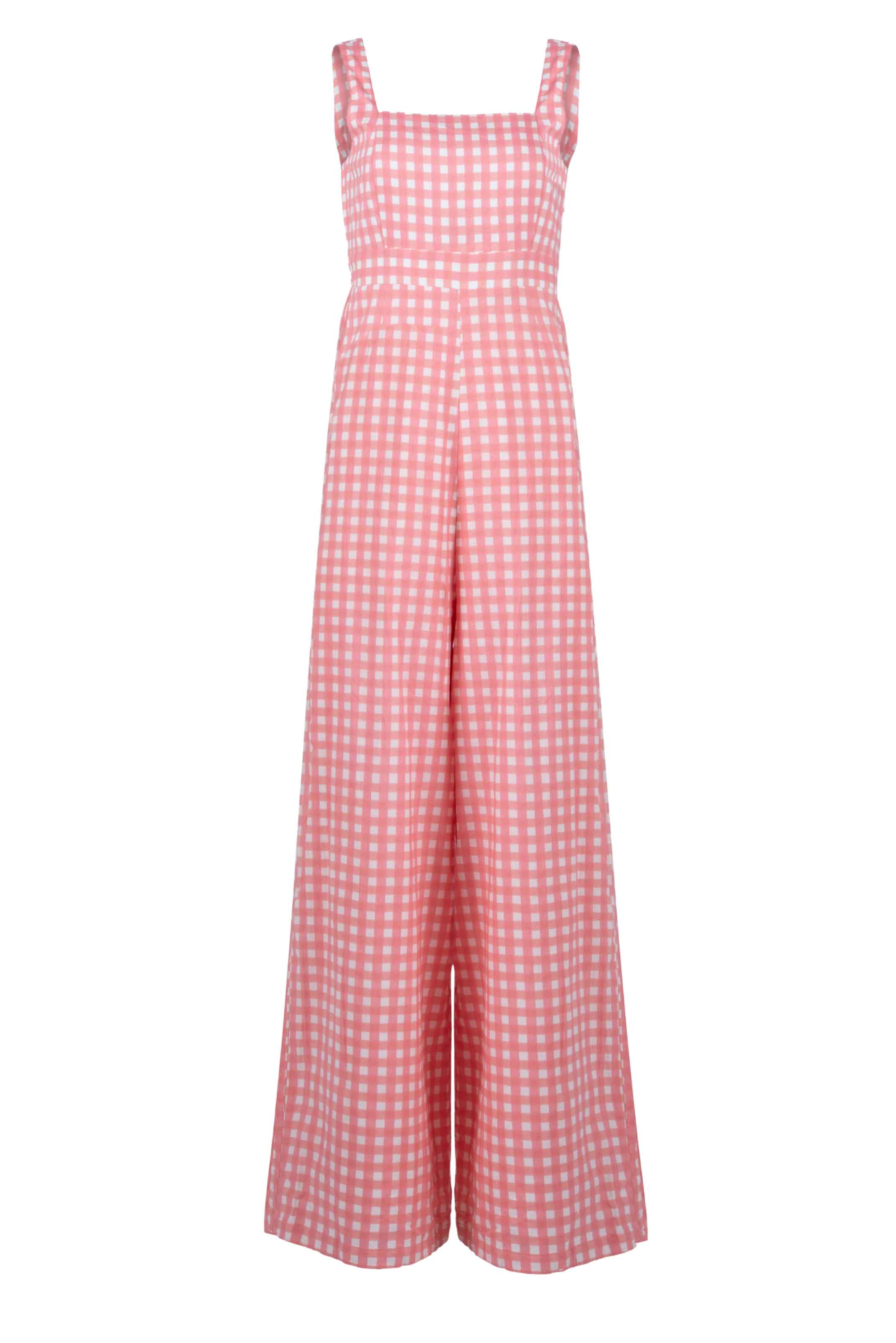 Continuum Open-Back Column Jumpsuit - Anasua 