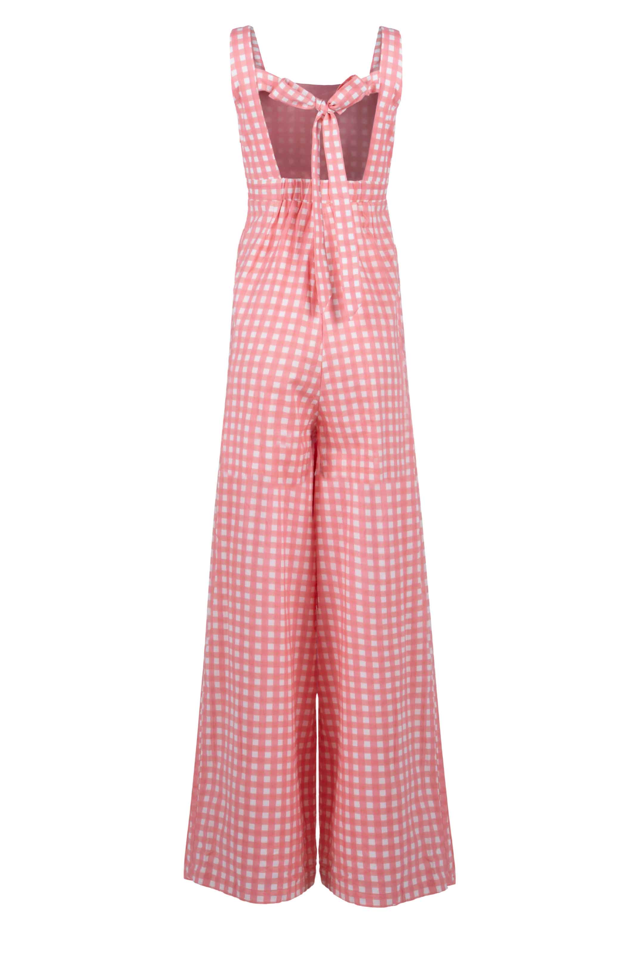 Continuum Open-Back Column Jumpsuit - Anasua 