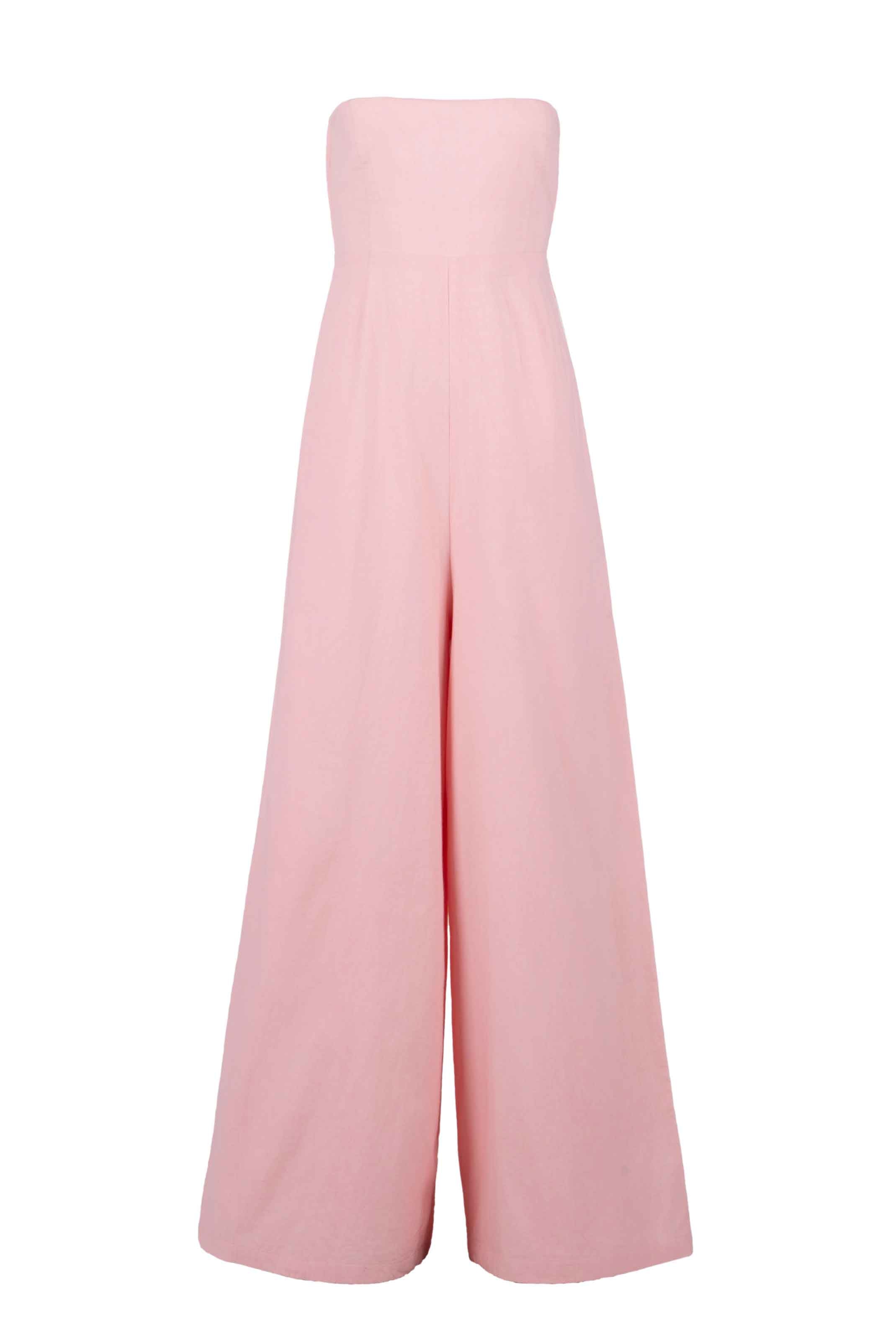 Continuum Strapless Column Jumpsuit - Anasua 